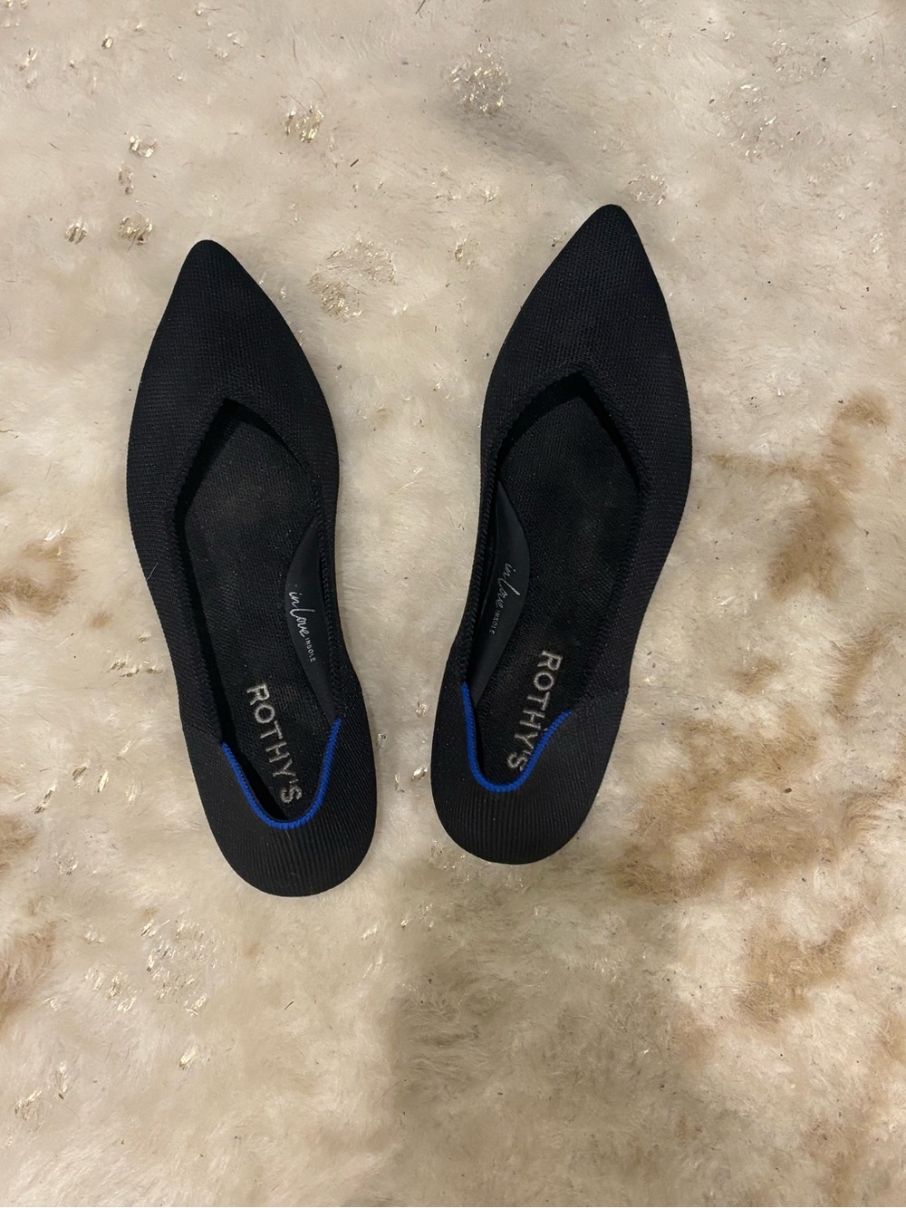 Rothy's The Point II Black Flats